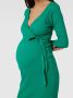 Mamalicious zwangerschapsjurk MLROSINA met biologisch katoen groen Dames Katoen (biologisch) V-hals XL - Thumbnail 6