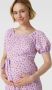 Mamalicious Zwangerschapsjurk in minilengte met all-over bloemenmotief - Thumbnail 2
