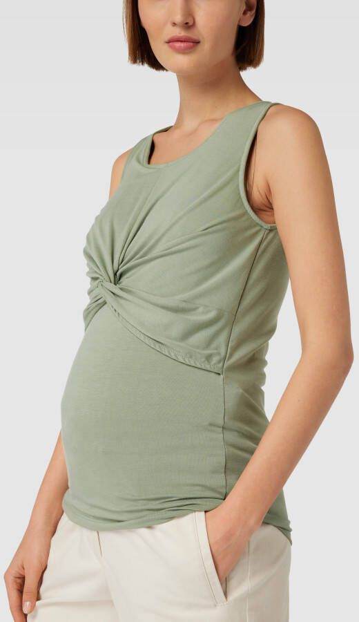 Mamalicious Zwangerschapstop met knoopdetail - Foto 2