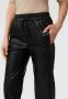 Marc Cain Joggingbroek in leerlook met elastische band - Thumbnail 2