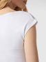 Marc Cain Basic Wideeckline Shirt White Dames - Thumbnail 3