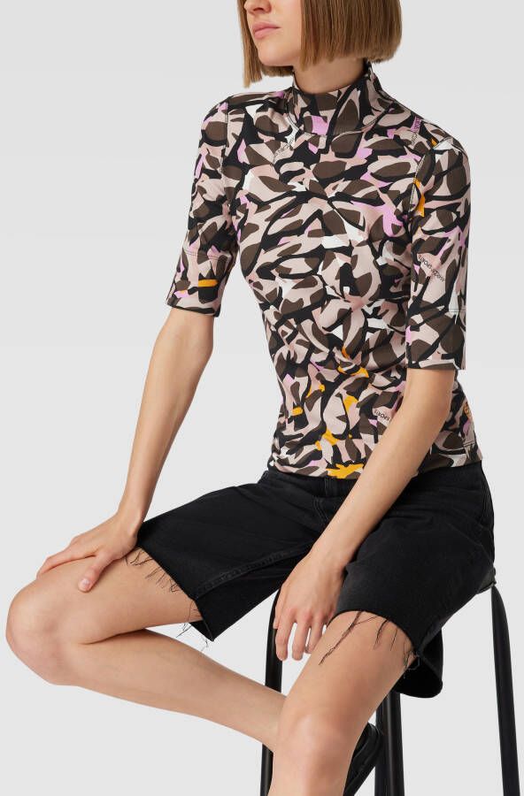 Marc Cain sports Top Met Camouflageprint Marc Cain Roze - Foto 3