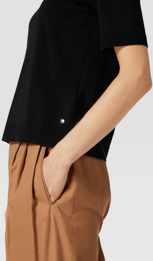 Marc Cain T-shirt met labelapplicatie