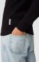 Marc O'Polo Rib knit polo neck jumper in a regular fit Zwart Heren - Thumbnail 2