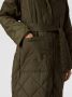 Marc O'Polo Lightweight quilted coat with a belt Groen Dames - Thumbnail 3