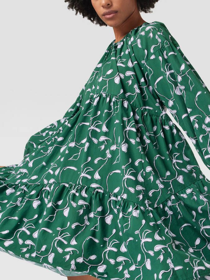 Marc O'Polo DENIM Knielange jurk met all-over motief