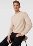 Marc O'Polo Gebreide pullover met labelstitching - Thumbnail 2