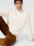 Marc O'Polo Mo'p X Chevignon trui met lange mouwen regular fit. White Heren - Thumbnail 3
