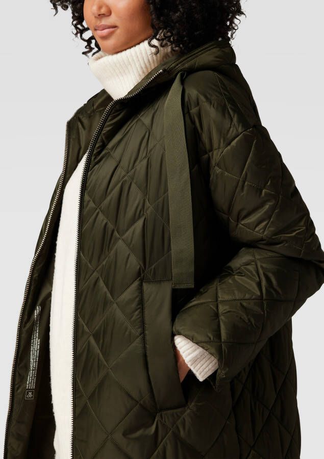 Marc O'Polo Loose hooded quilted coat Groen Dames - Foto 2