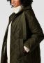 Marc O'Polo Loose hooded quilted coat Groen Dames - Thumbnail 2
