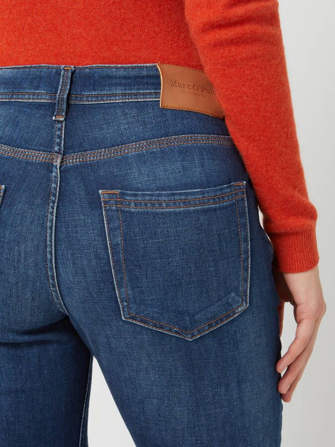 Marc O'Polo Korte boyfriend fit jeans met stretch model 'Theda' - Foto 2