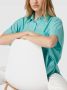 Marc O'Polo Loose fit overhemdblouse met borstzak - Thumbnail 6