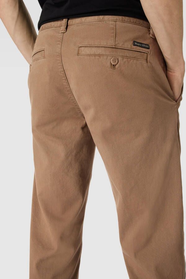 Marc O'Polo Regular fit chino met labelpatch