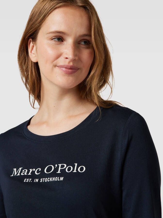 Marc O'Polo Shirt met lange mouwen en statementprint model 'MIX N MATCH'