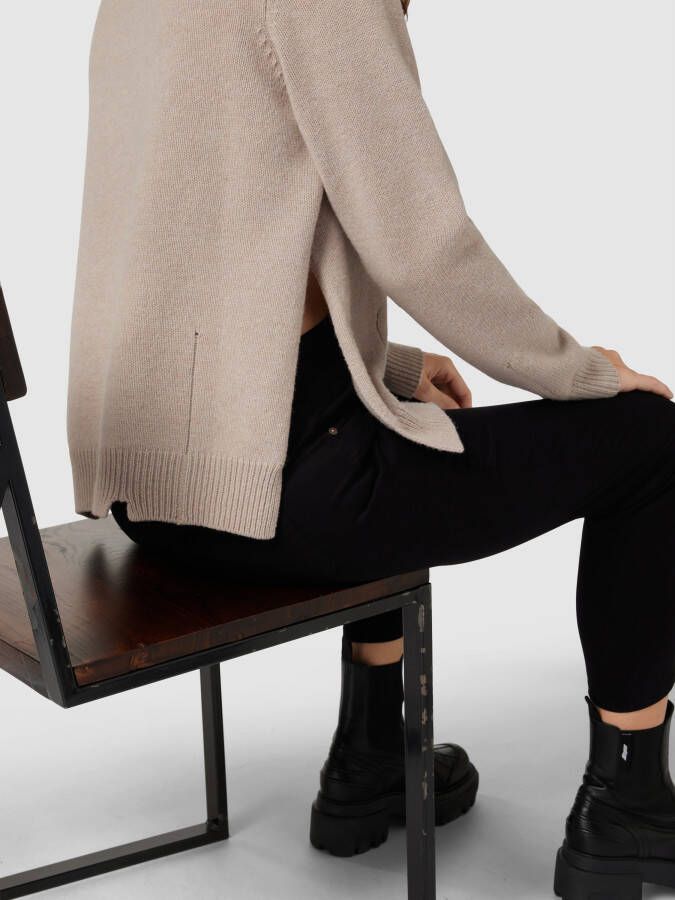 Marc O'Polo Slim fit mid waist broek met labeldetails
