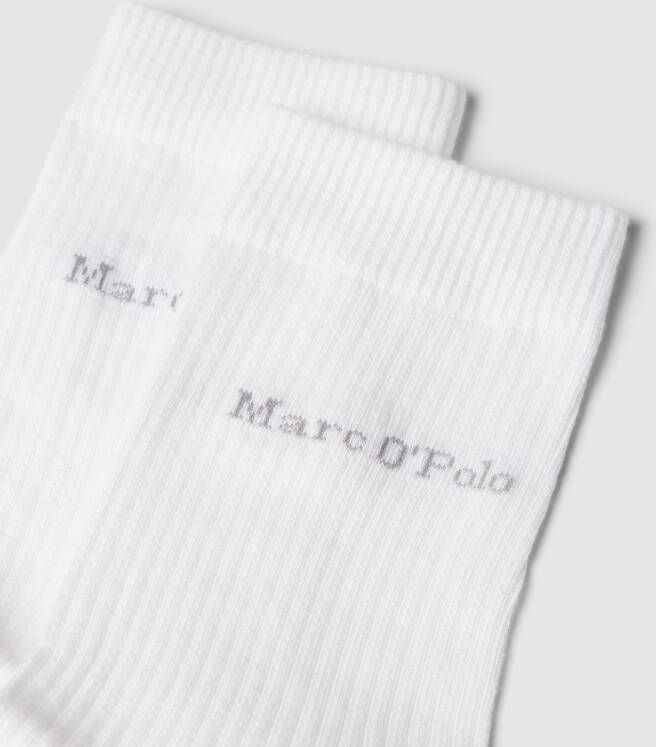 Marc O'Polo Sokken met labeldetail in een set van 2 paar model 'MARTHA' - Foto 2