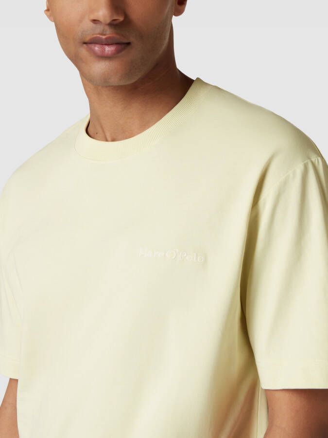 Marc O'Polo T-shirt met labelstitching model 'short sleeve'