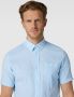 Matinique regular fit overhemd MAtrostol met linnen chambray blue - Thumbnail 5
