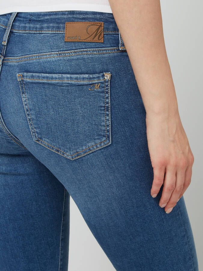 Mavi Jeans Korte super skinny fit jeans met stretch model 'Lexy'