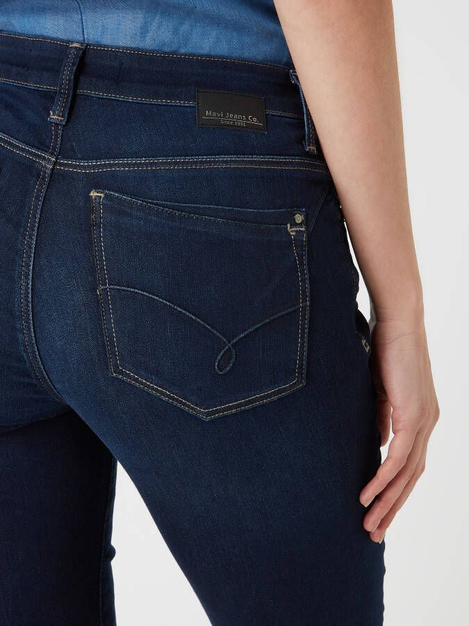 Mavi Jeans Straight fit high rise jeans met stretch model 'Kendra'