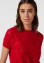 Max Mara Studio T-shirt in gebreide look met structuurmotief - Thumbnail 2