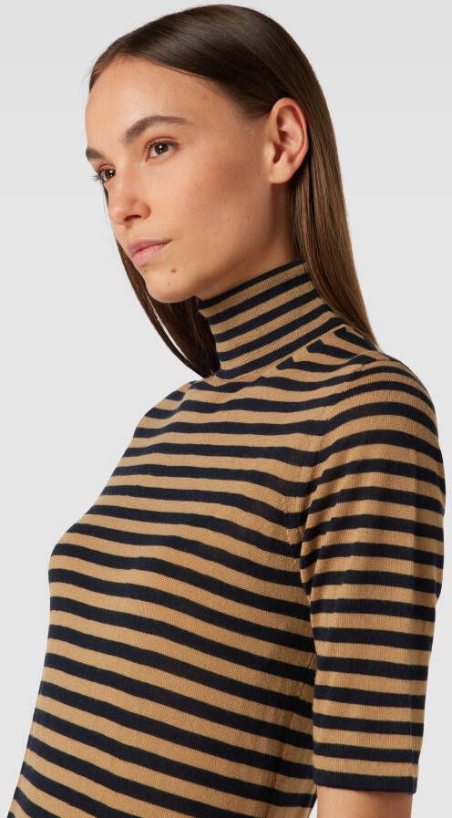 MaxMara Leisure Coltrui van scheerwol met 1 2-mouwen en streepmotief - Foto 2