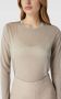 MaxMara Leisure Shirt met lange mouwen en effectgaren model 'FILLY' - Thumbnail 2