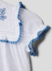 Mayoral Blouse met broderie anglaise