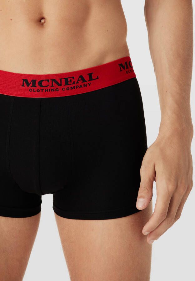 MCNEAL Boxershort met logo in band in een set van 3 stuks