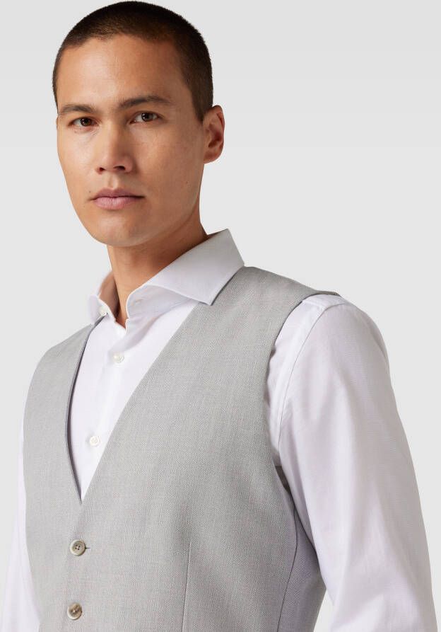 MCNEAL Slim fit gilet met all-over motief - Foto 2
