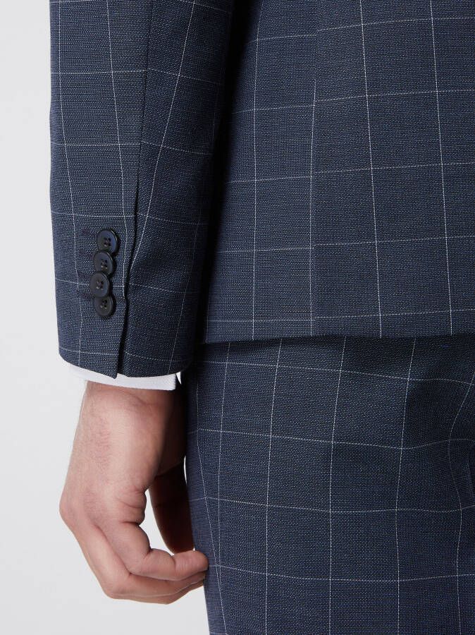 MCNEAL Slim fit geruit colbert met twee knopen - Foto 2
