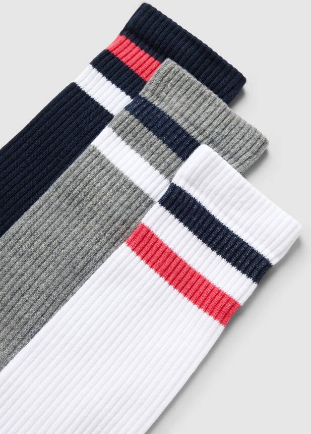 MCNEAL Sokken met contraststrepen in een set van 3 paar