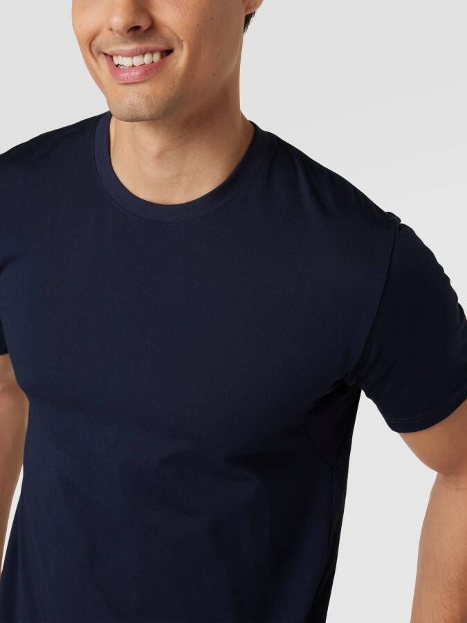 Mey Slim fit T-shirt met siernaden vochtregulerend - Foto 2