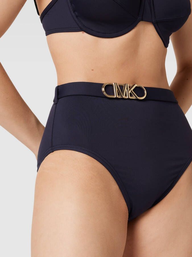 MICHAEL Kors High waist bikinibroekje met labelapplicatie - Foto 2