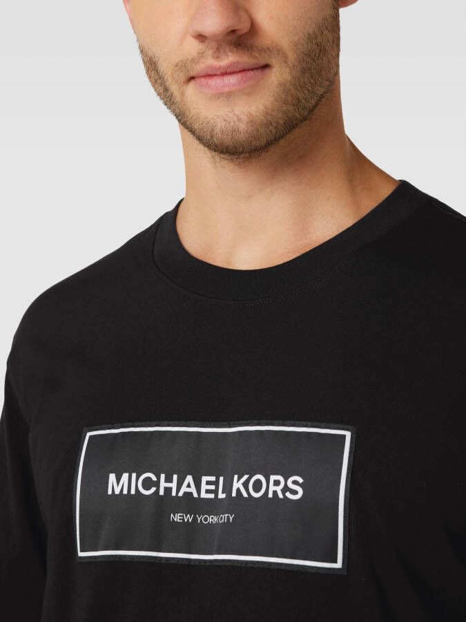 Michael Kors T-shirt met labeldetail model 'FLAGSHIP LOGO TEE' - Foto 2