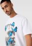Mister tee T-shirt met motiefprint model 'LE PAPILLON' - Thumbnail 2