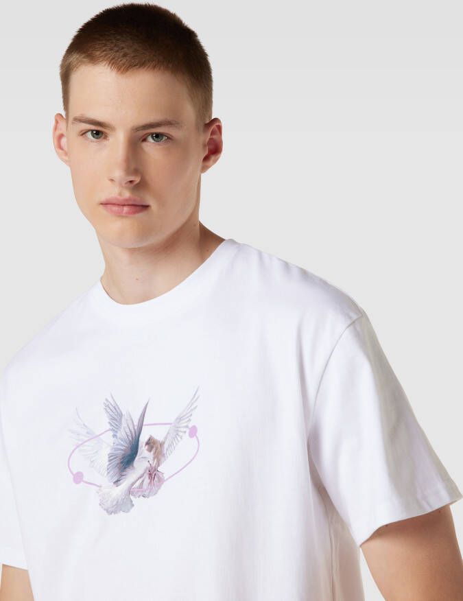 Mister tee T-shirt met motiefprint model 'VIVE LE LIBERTÉ' - Foto 2
