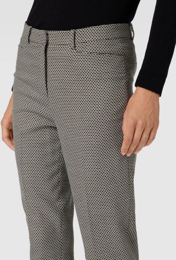 MORE & MORE Stoffen broek met all-over motief - Foto 2