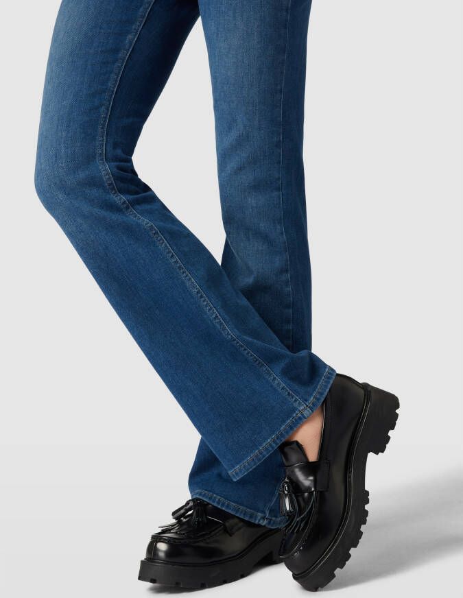 MOS MOSH Flared jeans met steekzakken opzij model 'Allli Ease'