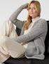 MOS MOSH Lang Vest in Grijs Melange Alpaca Wolmix Gray Dames - Thumbnail 2