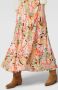 MOS MOSH Kleurrijke Maxi Rok met Elastische Tailleband Multicolor Dames - Thumbnail 7