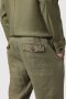 MOS MOSH Regular fit stoffen broek met tunnelkoord model 'Moss Green' - Thumbnail 2