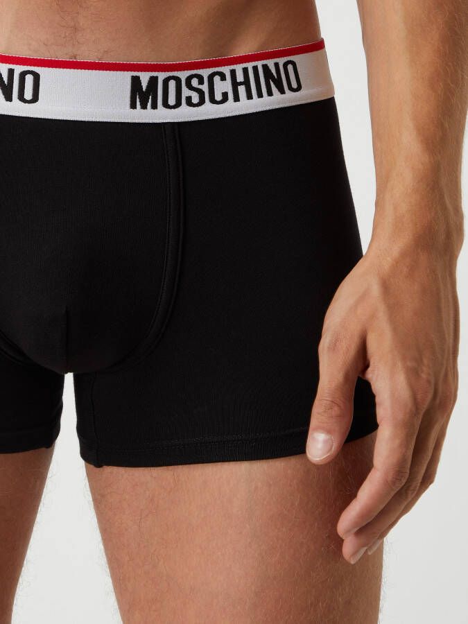 Moschino Swim + Underwear Boxershort met stretch in set van 3 - Foto 2