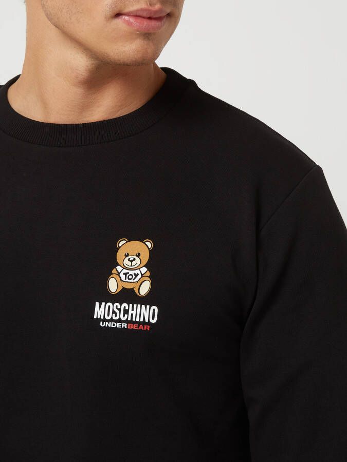 Moschino Swim + Underwear Sweatshirt met logo - Foto 2
