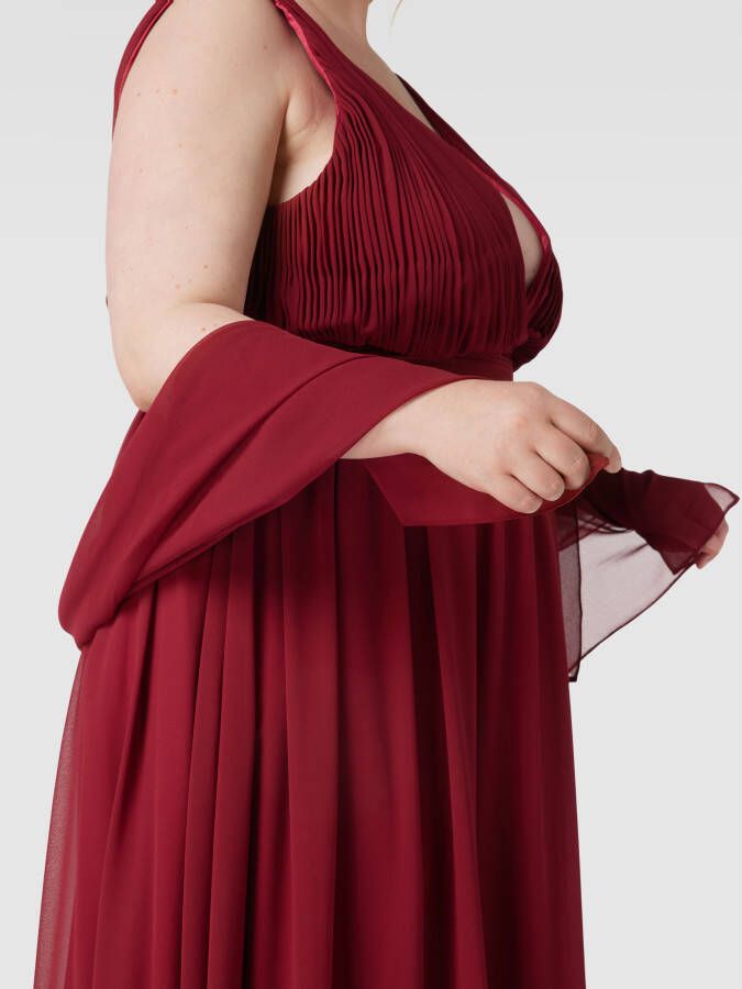 My Mascara Curves Avondjurk met plooien - Foto 2