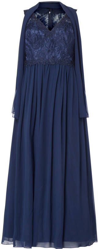 My Mascara Curves PLUS SIZE avondjurk van kant en chiffon