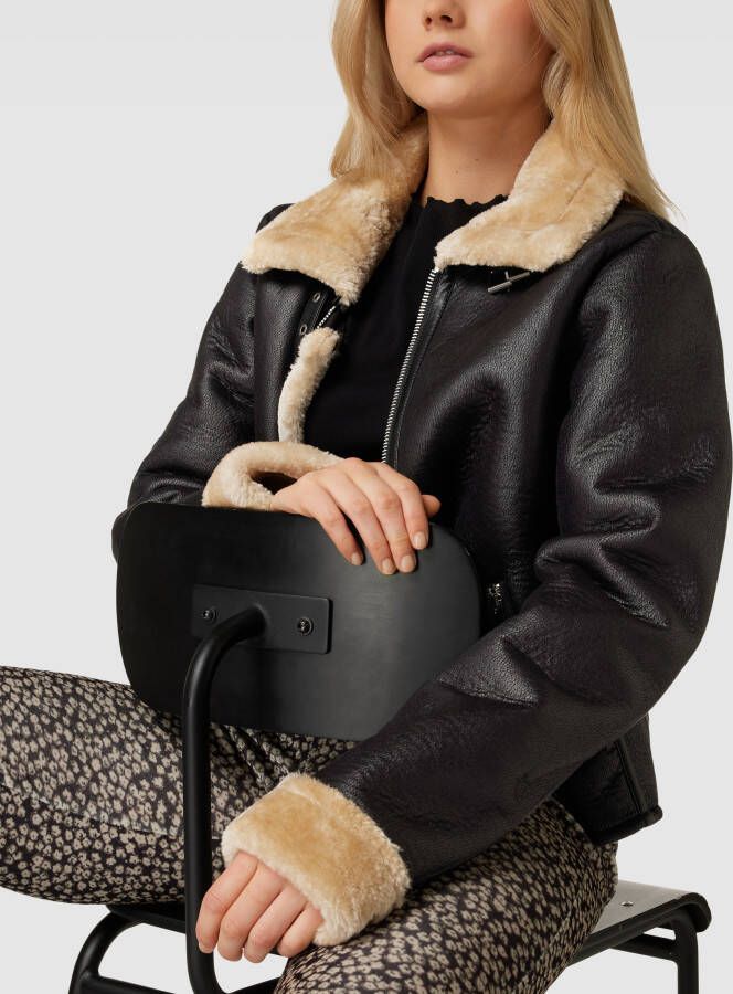 NA-KD Jack in leerlook model 'Fliegerjacke' - Foto 2