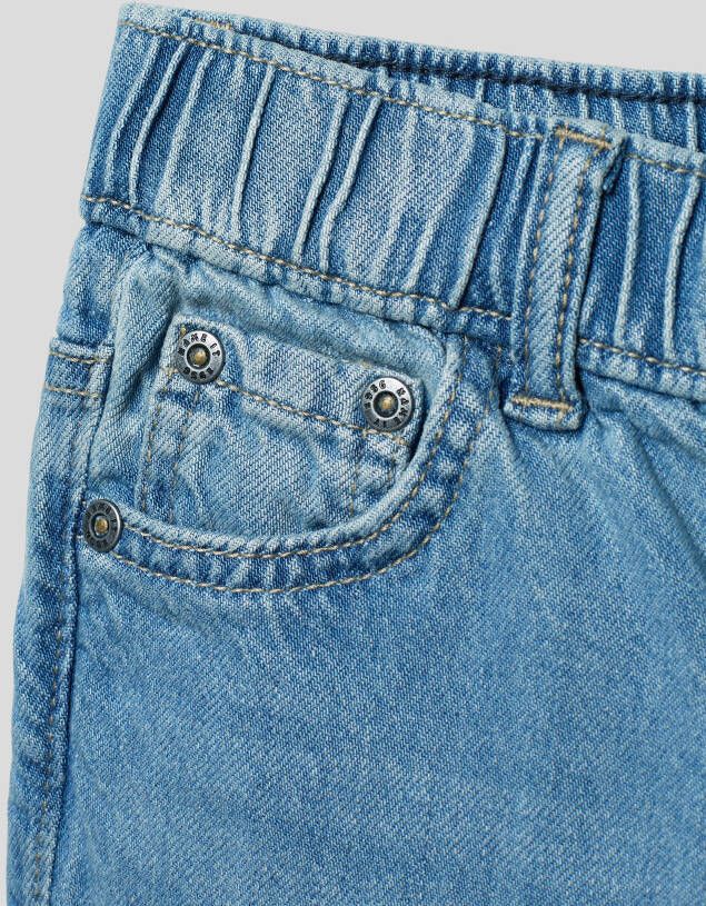 Name it MINI straight fit jeans NMNSYDNEY medium blue denim Blauw Jongens Lyocell 104
