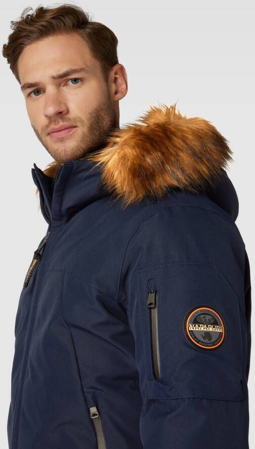 Napapijri Jack met imitatiebont model 'EXPLORER' - Foto 2