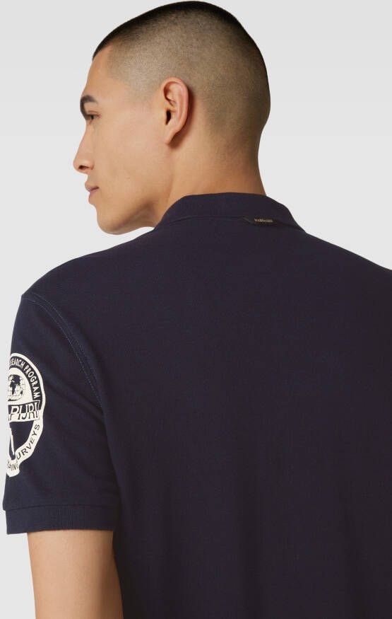 Napapijri Poloshirt met labeldetails model 'AMUNDSEN'